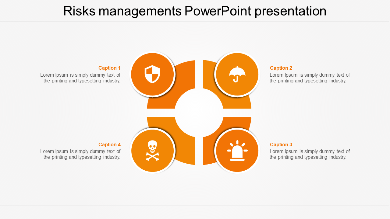 risk management presentation slides-orange